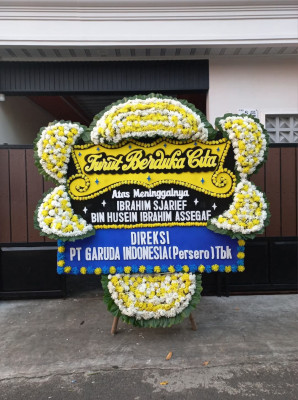 Papan Bunga Duka di Keruak